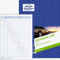 AVERY Zweckform Fahrtenbuch, Pkw mit Jahresabrechnung...