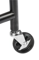 WENKO Teleskop-Garderobe Profi 50696100 schwarz Metall 121,0 x 185,0 cm, 1 St.