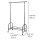 WENKO Teleskop-Garderobe Profi 50696100 schwarz Metall 121,0 x 185,0 cm, 1 St.