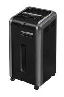 Fellowes Microshred 225Mi Aktenvernichter mit Partikelschnitt P-5, 2 x 12 mm, bis 13 Blatt, schwarz