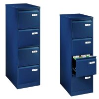 BISLEY LIGHT Hängeregistraturschrank oxfordblau 4...
