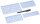 WEDO Buchstabenschablonen-Set blau
