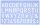 WEDO Buchstabenschablonen-Set blau