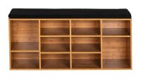 WENKO Schuhbank Loft 50731800 braun Holz 103,0 cm