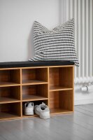 WENKO Schuhbank Loft 50731800 braun Holz 103,0 cm