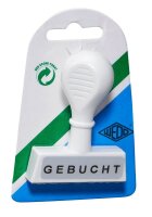 WEDO Textstempel "Gebucht" ohne Logo, 1 St.