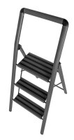WENKO Klapptritt Compact grau 3 Stufen, H: 106,5 cm