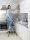WENKO Klapptritt Compact grau 3 Stufen, H: 106,5 cm