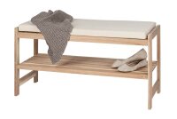 WENKO Schuhbank Acina 50746100 braun Holz 90,0 cm