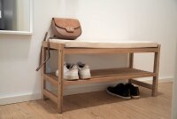 WENKO Schuhbank Acina 50746100 braun Holz 90,0 cm