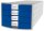 HAN Schubladenbox Impuls  blau 1012-14D, DIN A4 mit 4 Schubladen, 1 St.