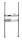 WENKO Herkules Ablagen für Garderobensystem schwarz 94,0 x 38,0 x 8,0 cm, 2 St.