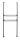 WENKO Herkules Ablagen für Garderobensystem schwarz 94,0 x 38,0 x 8,0 cm, 2 St.