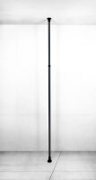 WENKO Teleskopstange für Garderobensystem schwarz 7,5 cm 165,0-300,0 cm