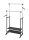 WENKO Teleskop-Garderobe All In schwarz Metall 89,5 x 117,0-169,0 cm, 1 St.