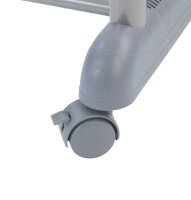 WENKO Teleskop-Garderobe Twin Bars grau Metall 95,0-163,0 x 98,0-168,0 cm, 1 St.