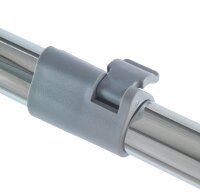 WENKO Teleskop-Garderobe Twin Bars grau Metall 95,0-163,0 x 98,0-168,0 cm, 1 St.