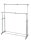 WENKO Teleskop-Garderobe Twin Bars grau Metall 95,0-163,0 x 98,0-168,0 cm, 1 St.