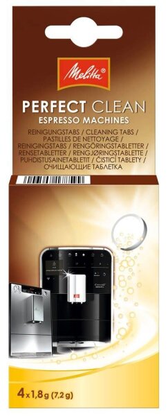 Melitta PERFECT CLEAN Espresso Machines Reinigungstabletten 4 St.