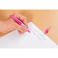 STABILO EASYoriginal Tintenroller dunkelpink/hellpink 0,5 mm, Schreibfarbe: blau, 1 St.