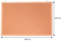 FRANKEN Pinnwand 60,0 x 40,0 cm Kork braun