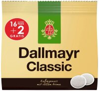 Dallmayr Classic Kaffeepads, Arabica- und Robustabohnen...
