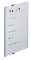 DURABLE Türschild INFO SIGN Metall silber DIN A3, 1 St.
