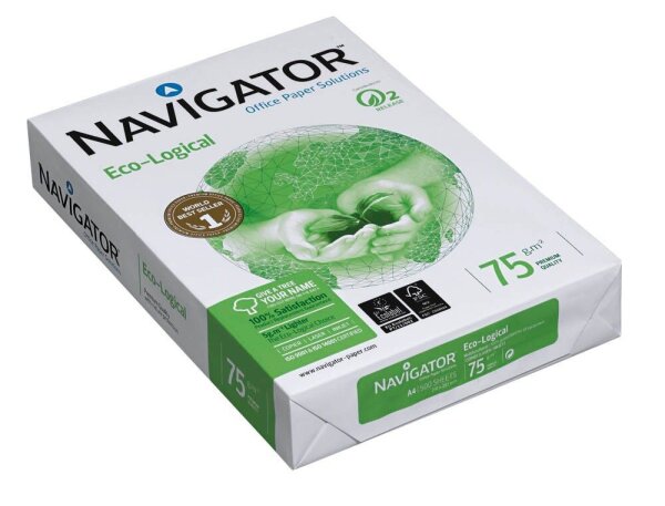 NAVIGATOR Kopierpapier Eco-Logical DIN A4 75 g/qm 500 Blatt