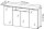 GERMANIA Sideboard TELDE, 3983-242 weiß, navarra-eiche 179,0 x 40,0 x 105,0 cm, 1 St.