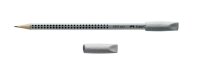 FABER-CASTELL Radiergummis GRIP 2001 Eraser CAP grau, 2 St.