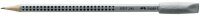 FABER-CASTELL Radiergummis GRIP 2001 Eraser CAP grau, 2 St.