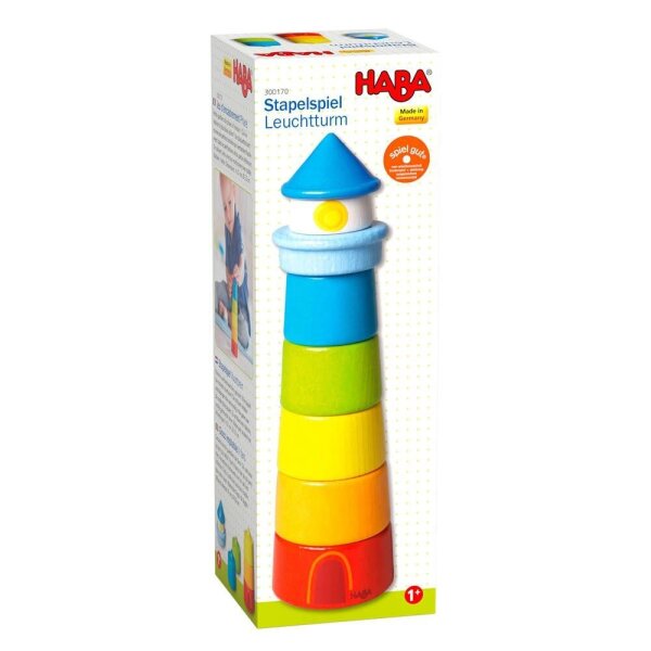 HABA® Stapelspiel Leuchtturm Lernspielzeug, 1 St.