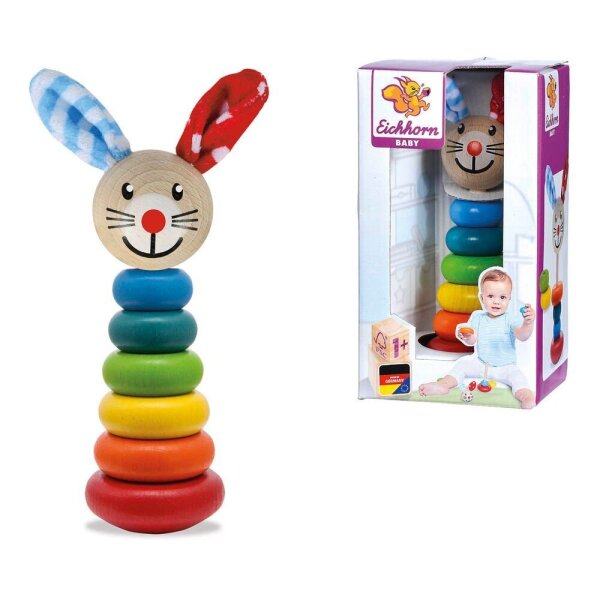 Eichhorn Steckspiel Hase Lernspielzeug, 1 St.