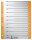 LEITZ Trennblätter 1652 DIN A4 1-0 orange, 230 g/qm, 100 St.