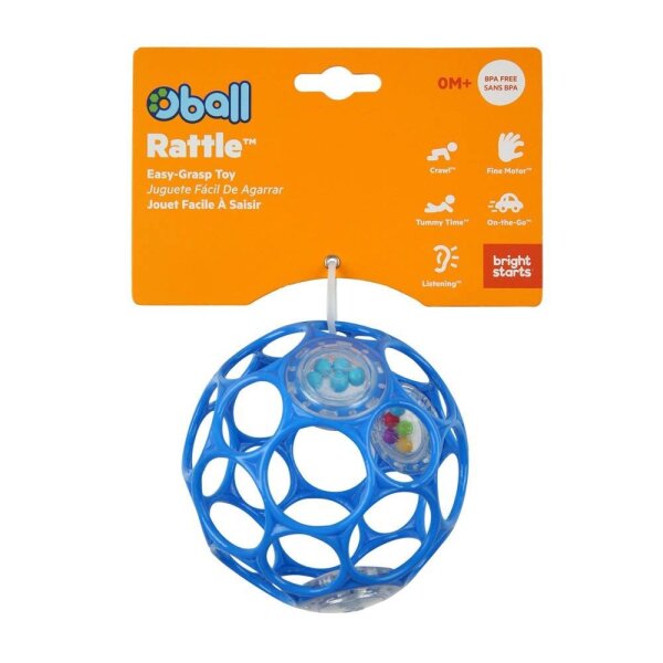Oball Rattle™ Greifball blau Lernspielzeug, 1 St.