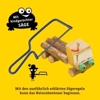 KOSMOS Experimentierkasten Outdoor Sägen und Gestalten mehrfarbig