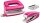 LEITZ Locher und Heftgeräte Set NeXXt WOW pink