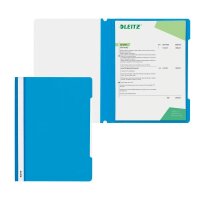 LEITZ Schnellhefter 4191 Kunststoff hellblau DIN A4, 25 St.