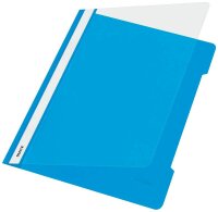 LEITZ Schnellhefter 4191 Kunststoff hellblau DIN A4, 25 St.