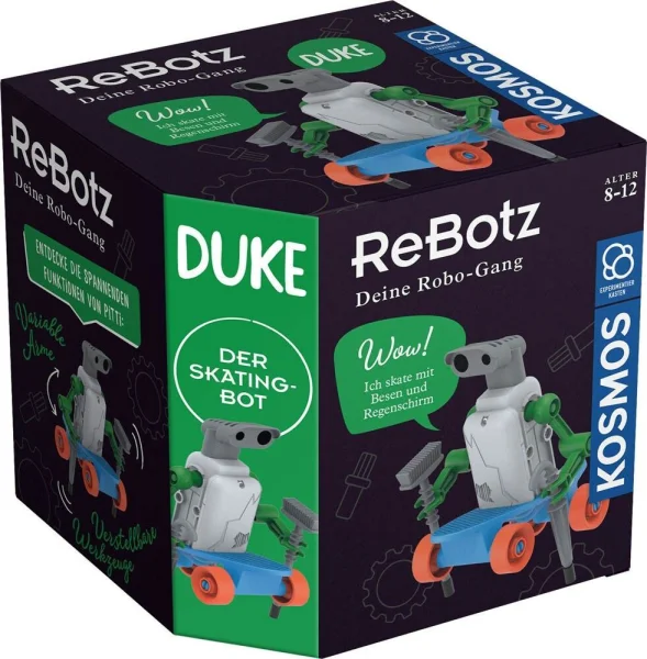 KOSMOS Experimentierkasten ReBotz - Duke der Skating Bot...