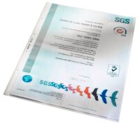 LEITZ Prospekthüllen Standard 4702 DIN A3 transparent genarbt 0,13 mm, 50 St.