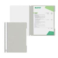LEITZ Schnellhefter 4191 Kunststoff grau DIN A4, 25 St.
