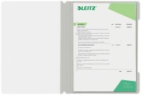 LEITZ Schnellhefter 4191 Kunststoff grau DIN A4, 25 St.