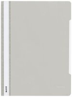 LEITZ Schnellhefter 4191 Kunststoff grau DIN A4, 25 St.