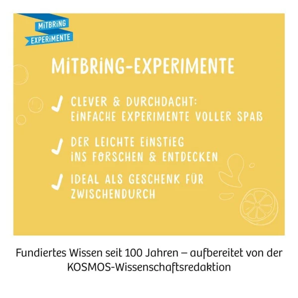KOSMOS Experimentierkasten Limo-Uhr mehrfarbig