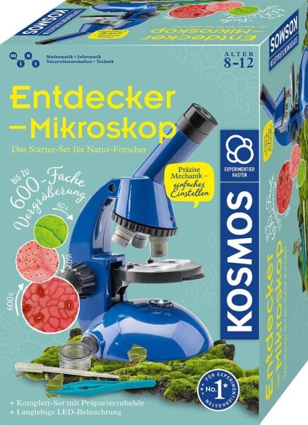 KOSMOS Experimentierkasten Entdecker-Mikroskop mehrfarbig