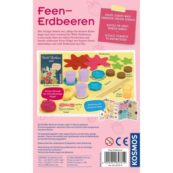 KOSMOS Experimentierkasten Feen-Erdbeeren mehrfarbig