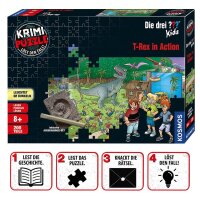 KOSMOS Krimi-Puzzle: Die drei ??? Kids - T-Rex in Action...