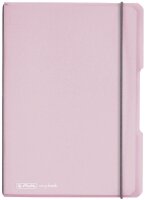 herlitz Notizbuch my.book DIN A5 kariert, rosa Softcover...