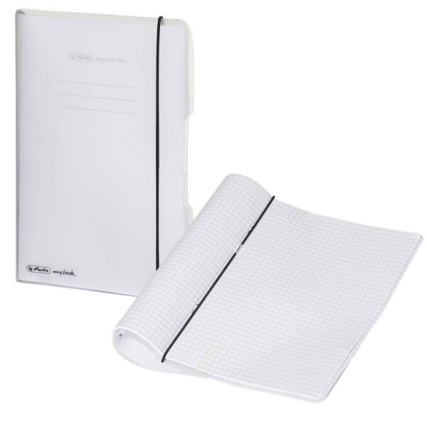 herlitz Notizbuch my.book DIN A5 kariert, transparent Softcover 80 Seiten, 1 St.